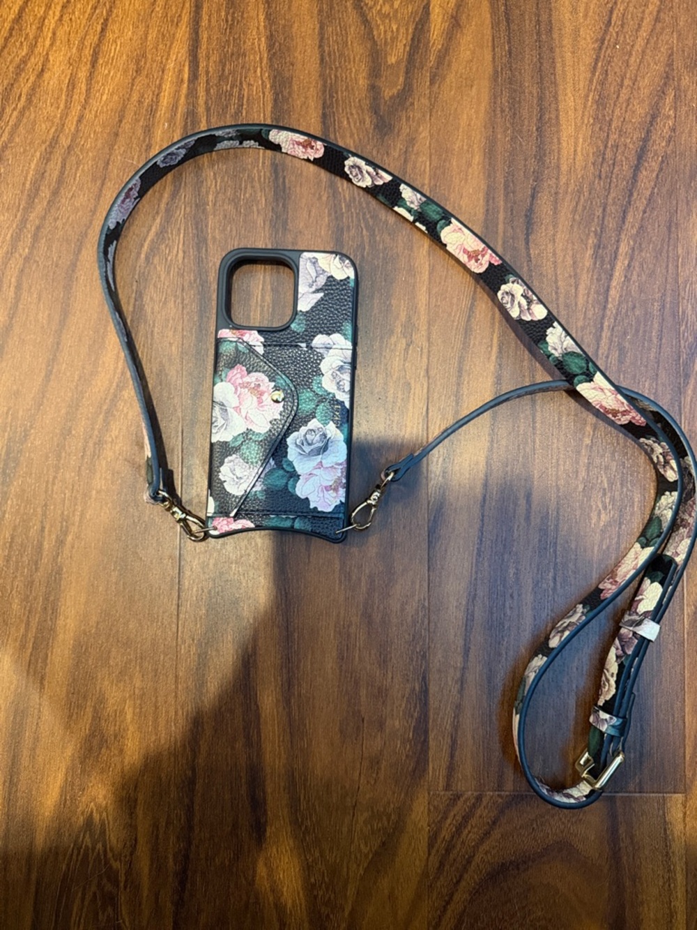 Bandolier Hailey Side Slot Leather Crossbody.  iPhone 14 ProMax.